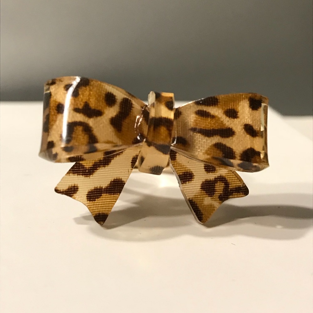 | FINAL PRICE | 🖤Leopard Bow Ring🖤